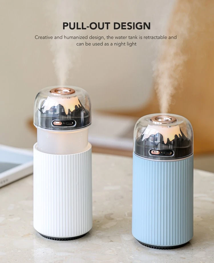 ultrasonic humidifier with led light