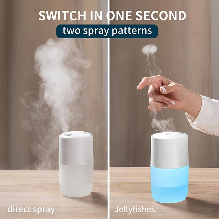 jellyfish portable usb humidifier with light