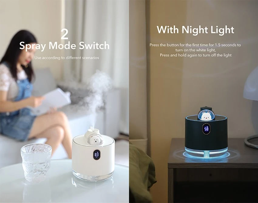 2000mAh rechargeable mini humidifier
